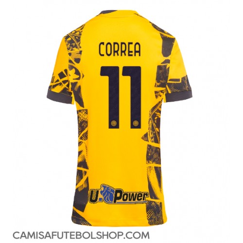 Camisa de time de futebol Inter Milan Joaquin Correa #11 Replicas 3º Equipamento Feminina 2024-25 Manga Curta